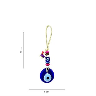 Evil Eye with Wooden Beads