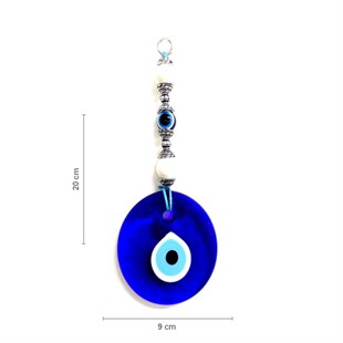 Monocular Evil Eye Wall Decoration with Colorful Bead