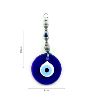 Monocular Evil Eye Wall Decoration with Colorful Bead