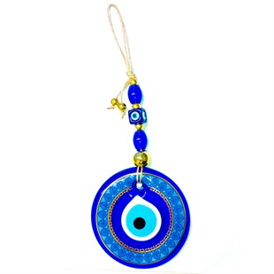 Gilded Glass Evil Eye Wall Decoration No:0