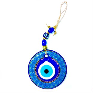 Gilded Glass Evil Eye Wall Decoration No:0